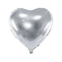 Surprise Box 3 Heart Balloons (Red & Silver Set) – Personalize 1 Balloon