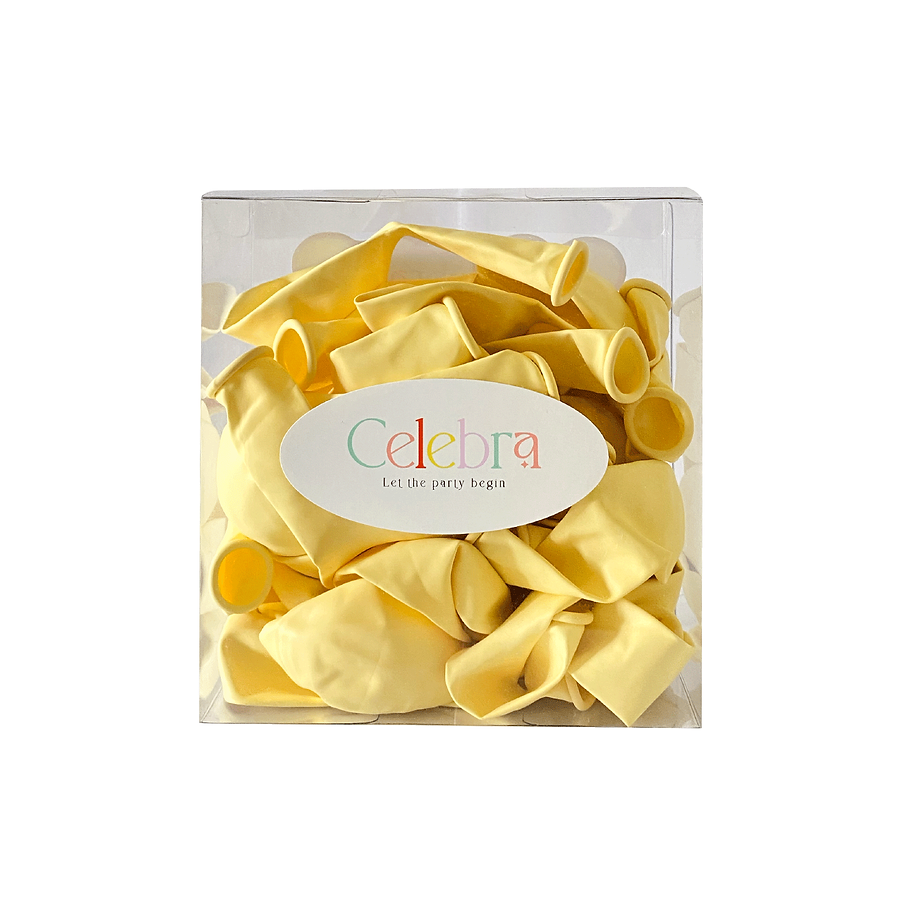 Macaroon Yellow 25 cm (30 Pieces)