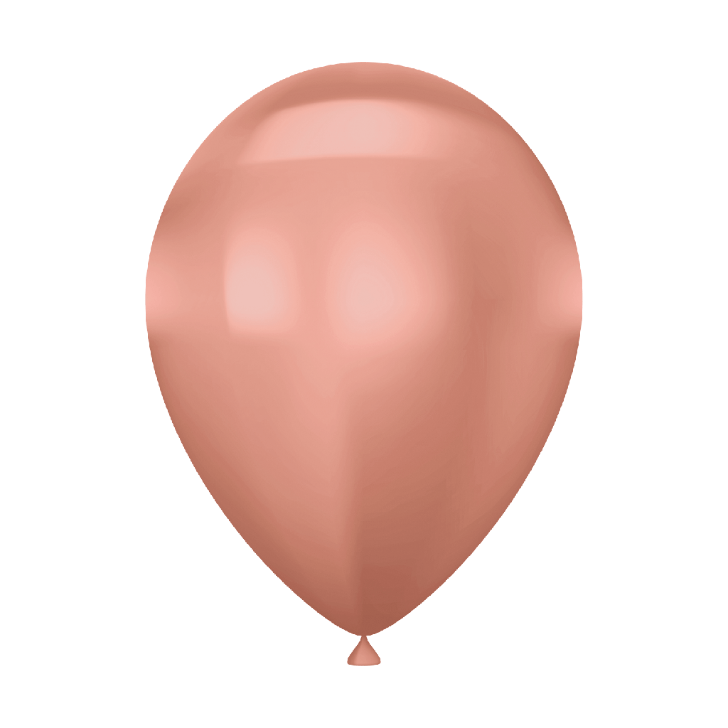 Chrome Rosegold Latex Balloon