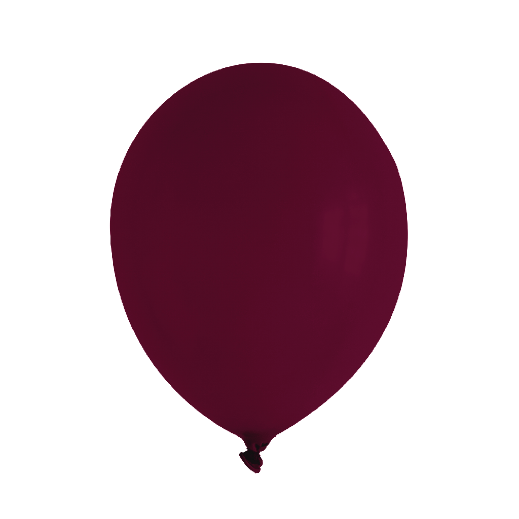 Burgundy Latex Balloon