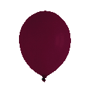 Burgundy Latex Balloon