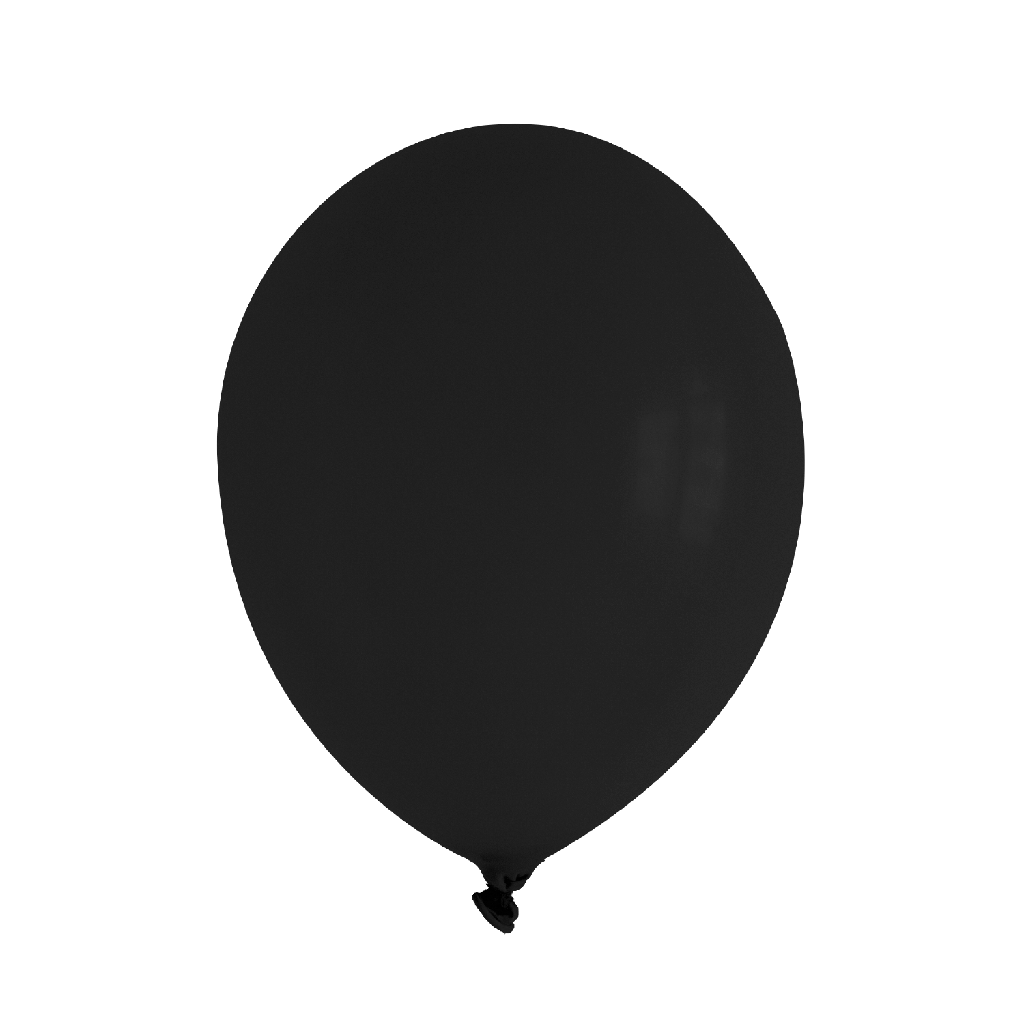 Black Latex Balloon