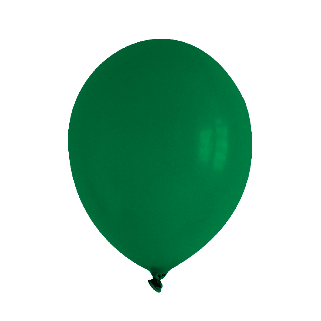 Forest Green Latex Balloon