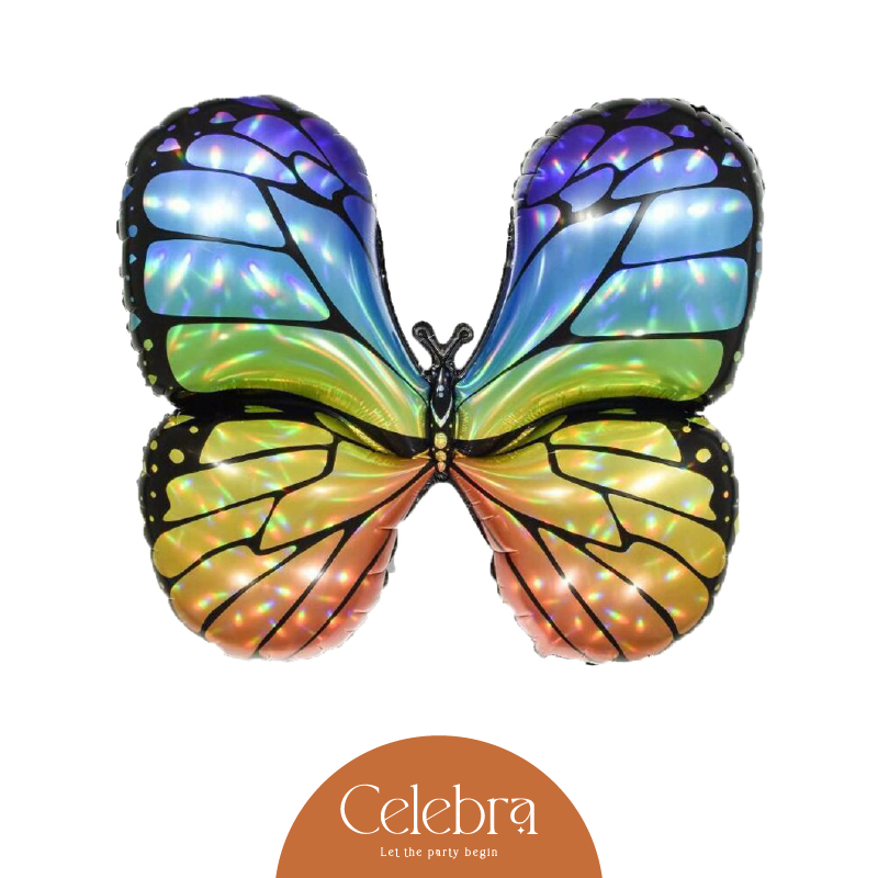 Rainbow Butterfly Balloon
