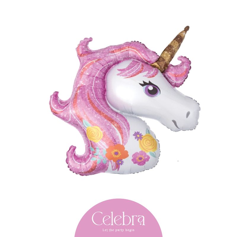 Pink Unicorn Balloon