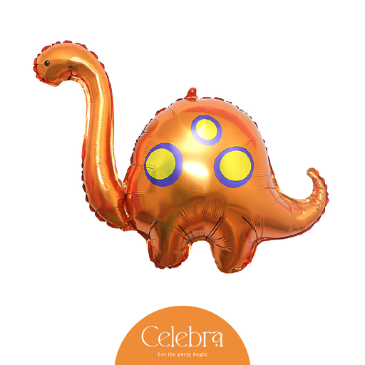 [D04] Orange Dinosaur Balloon