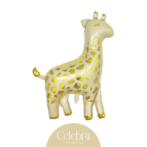 [F0002] Golden Giraffe Balloon
