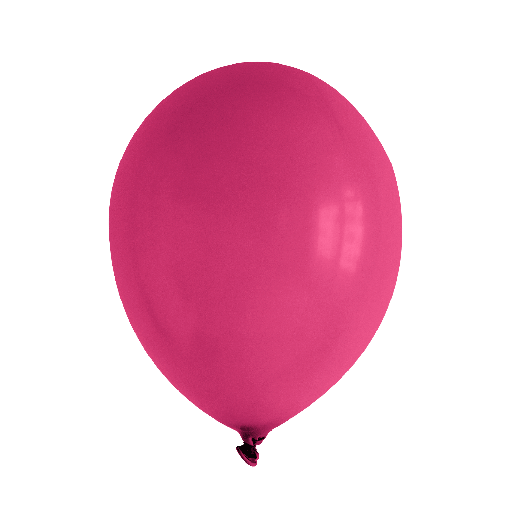 [S012] Fuchsia Latex Balloon