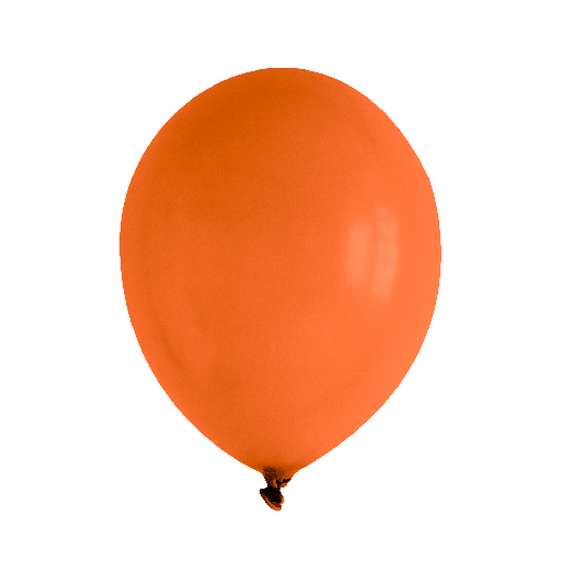 Orange Latex Balloon