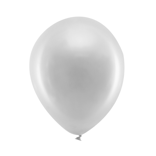 Pearl Silver Latex Balloon